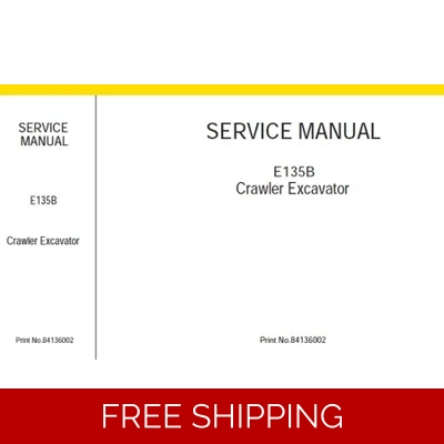 NEW HOLLAND E135B CRAWLER EXCAVATOR WORKSHOP SERVICE REPAIR MANUAL